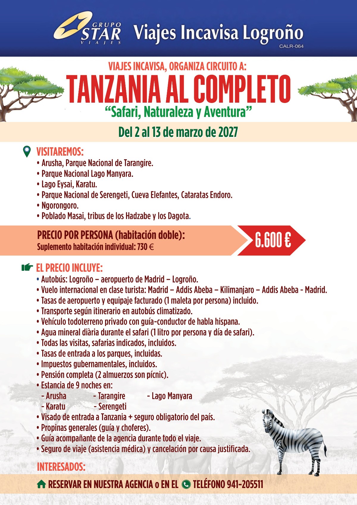 cartel viaje a tanzania marzo 2027 jpg